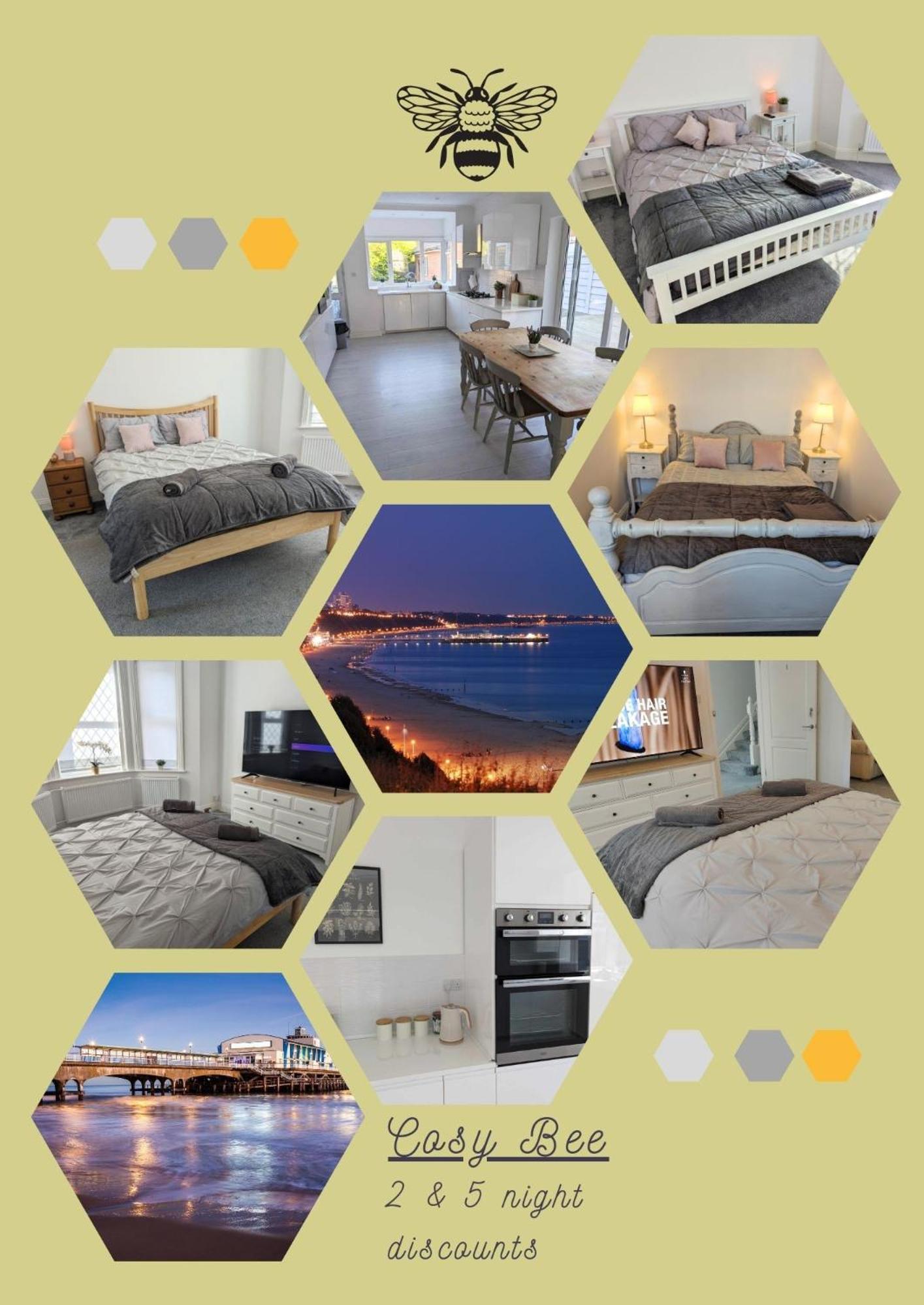 Cosy Bee And Apartment Bournemouth Exteriér fotografie